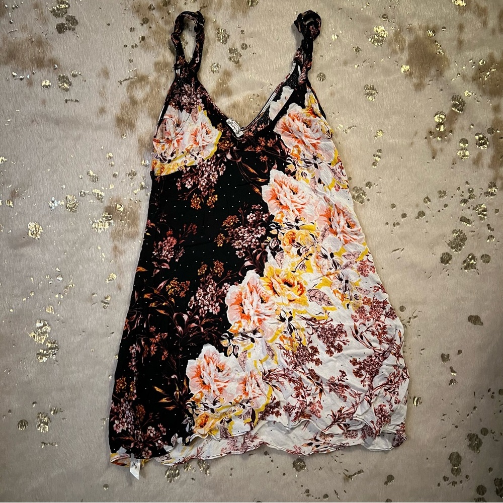 Free People Small Lauria Printed Mini Slip Intimately